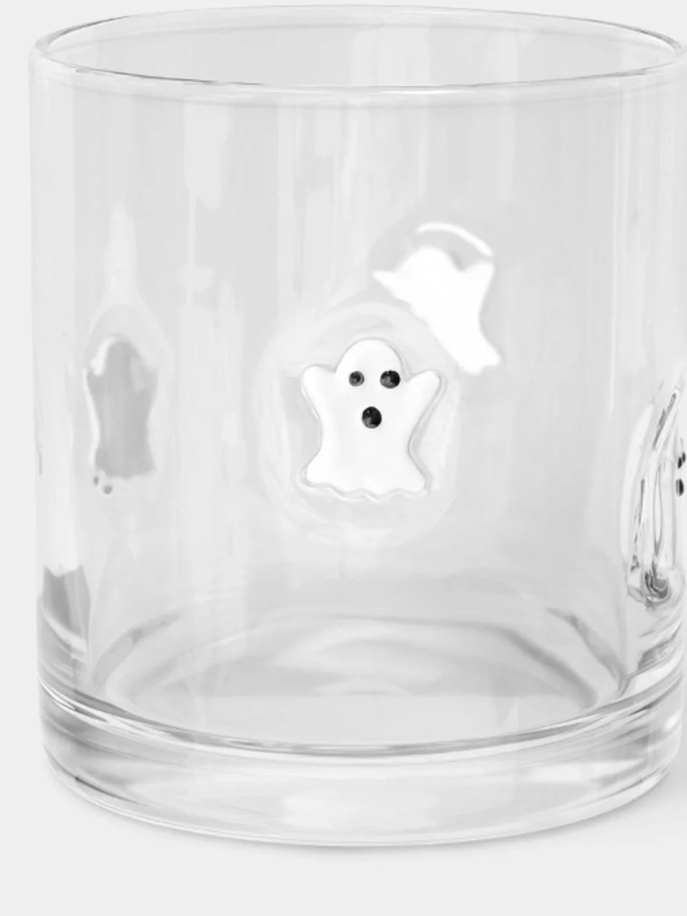 Lot of 2 Halloween ghost glasses